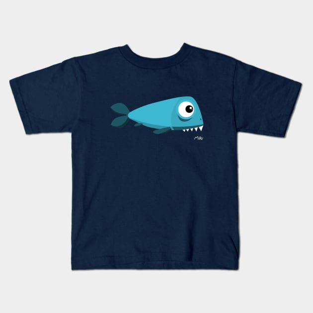 bad fish Kids T-Shirt by simonemiri